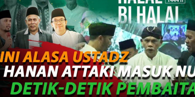 Ustadz Hanan Attaki Jadi Kader NU Dibimbing KH Marzuki Mustamar