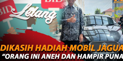 Ustadz Abdul Somad Lelang Mobil Jaguar Pemberian Crazy Rich asal Kalsel