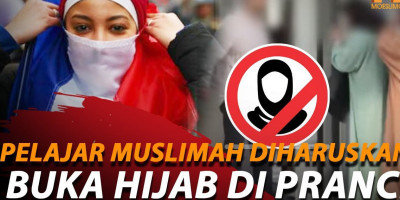 Miris Muslimah di Prancis Buka Hijab Sebelum Masuk Sekolah