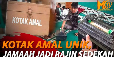 Unik Kotak Amal Berbentuk Kuburan